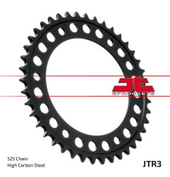 JT ZĘBATKA TYLNA 4613 41 BMW F 650 GS '09-'12, F800GS 08-18 (-1) (461341JT) (ŁAŃC. 525) CZARNA
