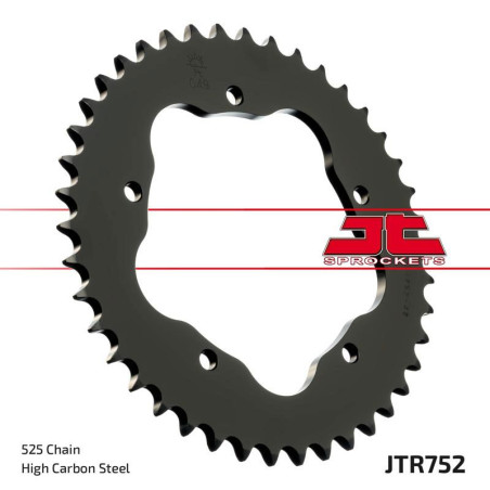 JT ZĘBATKA TYLNA 4320 45 DUCATI 848/916/996/1000/1100 (POTRZEBNY ADAPTER JTA750B) (432045JT) (ŁAŃC. 525)
