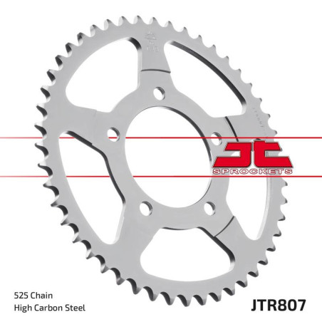 JT ZĘBATKA TYLNA 828 45 SUZUKI GSF 650 BANDIT '07-15, GSX 650 '08-16, GSF/GSX 400 BANDIT '90-92