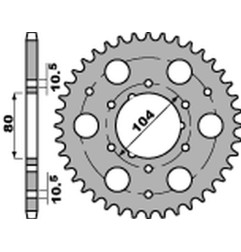 PBR WYPRZEDAZ ZĘBATKA TYLNA 4578 36 C45 POLARIS 250 TRAIL BOSS/BLAZER '85-'04 (JTR1478.36)