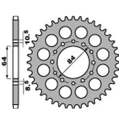 PBR WYPRZEDAZ ZĘBATKA TYLNA 811 41 C45 SUZUKI DR 200S/SE '86-'19, GSX 250 KATANA '82-'84 (JTR814.41) (ŁAŃC.520)