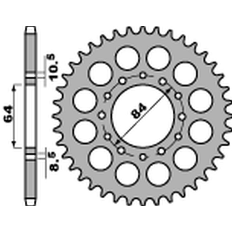 PBR WYPRZEDAZ ZĘBATKA TYLNA 811 41 C45 SUZUKI DR 200S/SE '86-'19, GSX 250 KATANA '82-'84 (JTR814.41) (ŁAŃC.520) PBR WYPRZEDAZ ZĘBATKA TYLNA 811 41 C45 SUZUKI DR 200S/SE '86-'19, GSX 250 KATANA '82-'84 (JTR814.41) (ŁAŃC.520)