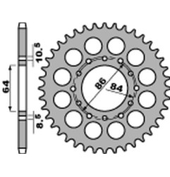 PBR WYPRZEDAZ ZĘBATKA TYLNA 814 40 C45 SUZUKI GT 380 '73-'78, GT 550 '74-'77, GS 400 '77-'80 (JTR814.40) NA ZAMÓWIENIE