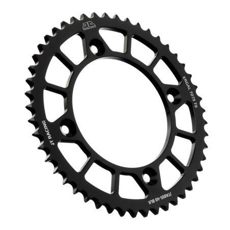 JT ZĘBATKA TYLNA 4486 47 ALUMINIOWA RACELITE KTM SX 85 '04-'24 (448647JTA) (ŁAŃC. 428) KOLOR CZARNY