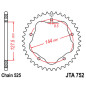 JT ZĘBATKA TYLNA 4320 42 ALUMINIOWA DUCATI 848/916/996/1000/1100 KOLOR CZARNY - ZASTĘPUJE JTA752.42