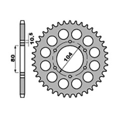 JR WYPRZEDAŻ ZĘBATKA TYLNA 501 33 KAWASAKI Z 750 C 80-87, GPZ 1100 81-85 (ŁAŃC. 630)