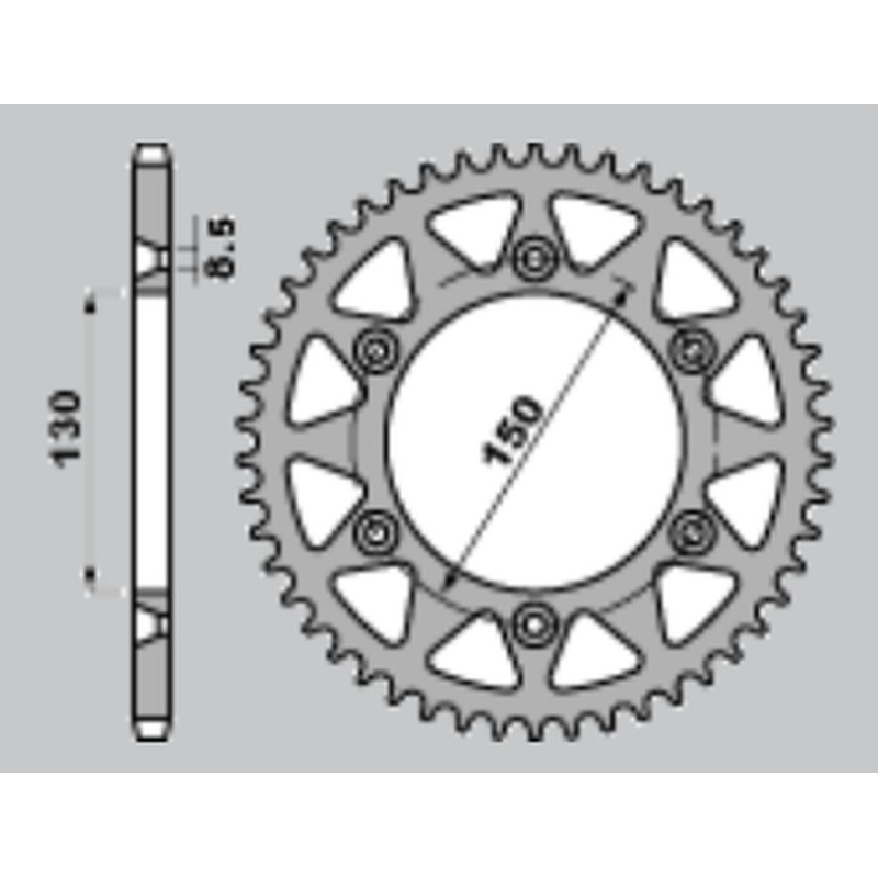JR WYPRZEDAŻ ZĘBATKA TYLNA ALUMINIOWA T7075 270 51 (27051 YAMAHA YZ/YZF '99-'24 WRF '01-'24 (JTR251.51) (ŁAŃC. 520) JR WYPRZEDAŻ ZĘBATKA TYLNA ALUMINIOWA T7075 270 51 (27051 YAMAHA YZ/YZF '99-'24 WRF '01-'24 (JTR251.51) (ŁAŃC. 520)