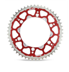 MOTO-MASTER ZĘBATKA TYLNA DUAL RING (STALOWO-ALUMINIOWA) 899 49 (89949) KOLOR CZERWONY KTM/HUSQVARNA/HUSABERG/GASGAS
