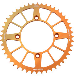 JT ZĘBATKA TYLNA 4549 48 ALUMINIOWA RACELITE KTM FREERIDE 250 14-17 (+2), 350 12-17 (454948JTA) KOLOR POMARAŃCZOWY