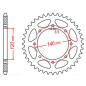 MTX PARTS ZĘBATKA TYLNA 491 44 KAWASAKI KLE 500 '91-'07 (JTR487.44) (ŁAŃC. 520)
