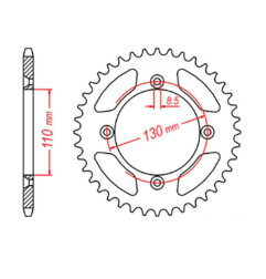 MTX PARTS ZĘBATKA TYLNA 4306 49 HONDA CR 80/85 '85-'07 (JTR215.49) (ŁAŃC. 420)