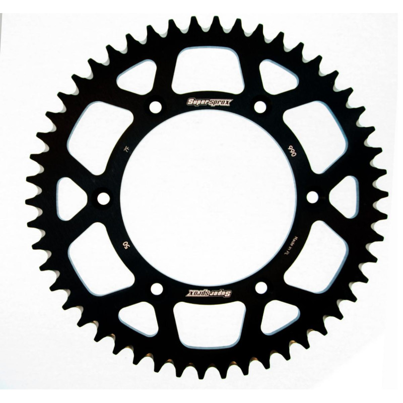 SUPERSPROX ZĘBATKA TYLNA ALUMINIOWA 7075-T6 (ERGAL) 899 47 KTM SX/EXC (JTR897.47) KOLOR CZARNY