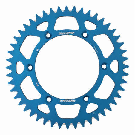 SUPERSPROX ZĘBATKA TYLNA ALUMINIOWA 7075-T6 (ERGAL) 270 48 YAMAHA YZ/YZF '99-'18 (JTR251.48) KOLOR NIEBIESKI