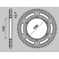 PBR ZĘBATKA TYLNA 4454 44 C45 KTM 950/990/1050/1090/1190/1290 ADVENTURE/SUPER ADVENTURE (JTR899.44) (ŁAŃC.525) PBR ZĘBATKA TYLNA 4454 44 C45 KTM 950/990/1050/1090/1190/1290 ADVENTURE/SUPER ADVENTURE (JTR899.44) (ŁAŃC.525)