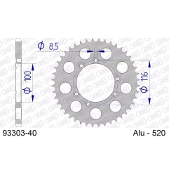 Zębatka tył aluminiowa Afam 93303 40z rozmiar 520
