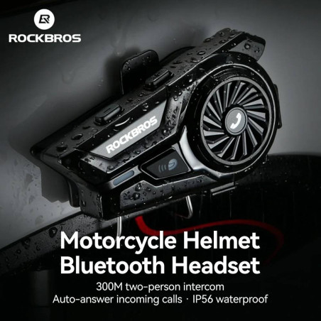 Interkom motocyklowy ROCKBROS R1 Bluetooth 6.0 - System komunikacji i dźwięku HiFi