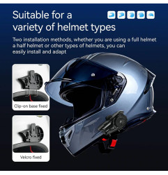 Interkom motocyklowy ROCKBROS R1 Bluetooth 6.0 - System komunikacji i dźwięku HiFi