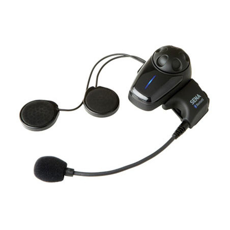 SENA INTERKOM MOTOCYKLOWY SMH10 BLUETOOTH 3.0 DO 900M Z MIKROFONEM NA PAŁĄKU ( 2 ZESTAWY ) (EL)