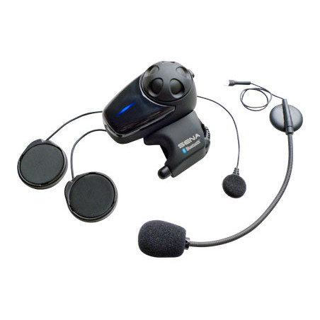 SENA INTERKOM MOTOCYKLOWY SMH10 BLUETOOTH 3.0 DO 900M Z UNIWERSALNYM ZESTAWEM MIKROFONÓW ( 2 ZESTAWY ) (EL)