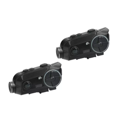 Interkomy motocyklowe SCS G7+ Bluetooth 500m WiFi kamera HD 2 kaski