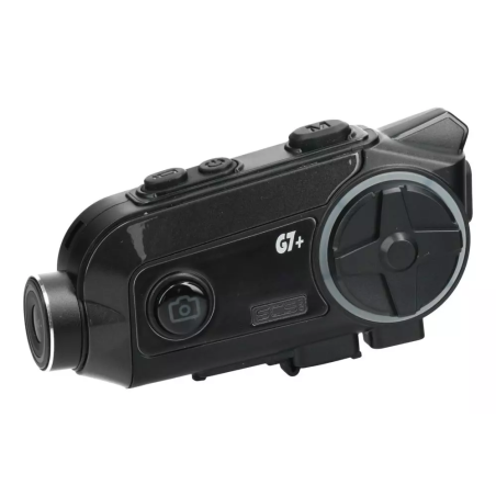 Interkomy motocyklowe SCS G7+ Bluetooth 500m WiFi kamera HD 2 kaski
