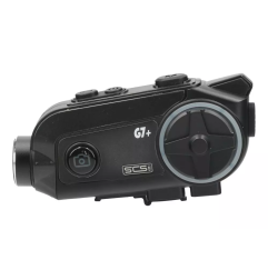 Interkomy motocyklowe SCS G7+ Bluetooth 500m WiFi kamera HD 2 kaski