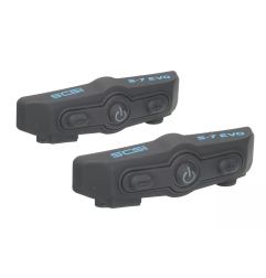 Interkomy motocyklowe SCS S-7 Evo Bluetooth 2 kaski