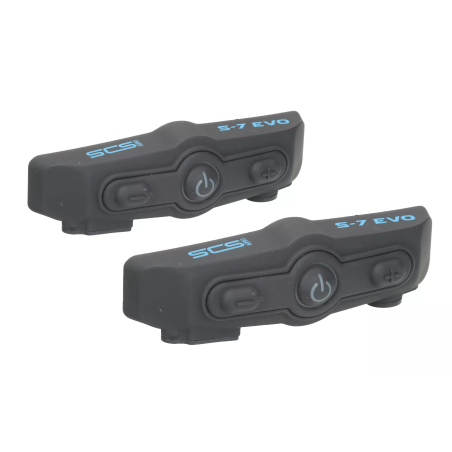 Interkomy motocyklowe SCS S-7 Evo Bluetooth 2 kaski