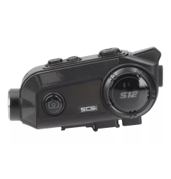 Interkom motocyklowy SCS S-12 Bluetooth 500m dual kamera 1 kask