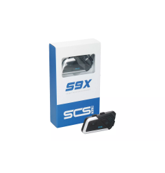 Interkom zestaw słuchawkowy motocyklowy SCS S-9X Bluetooth 1 kask