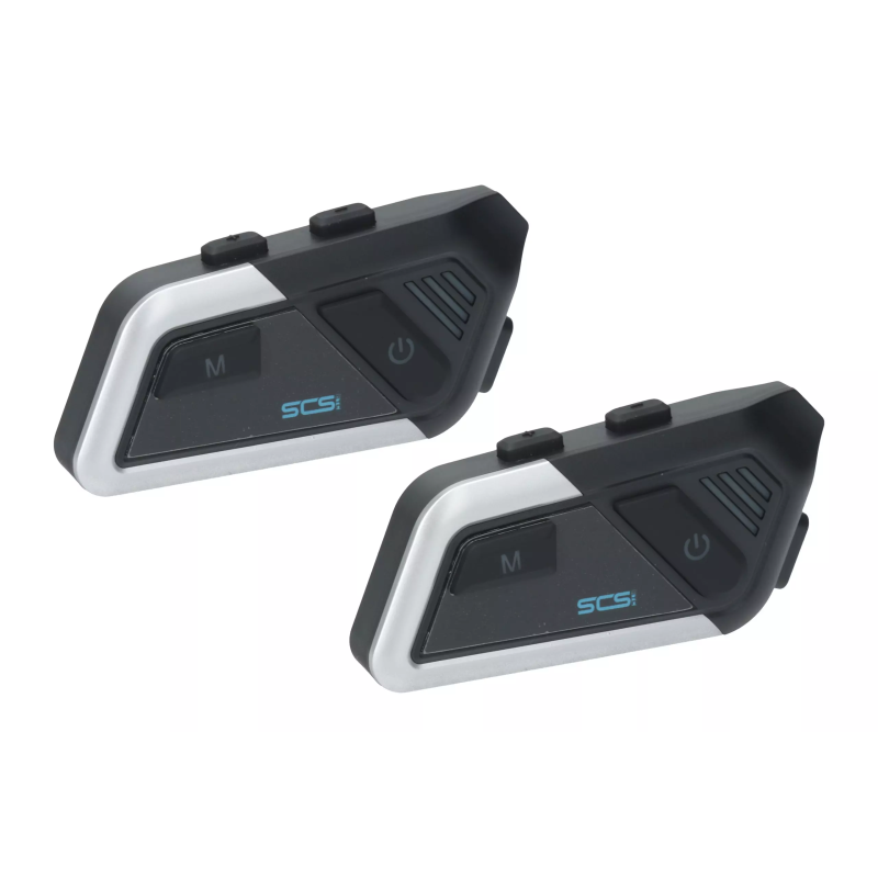 Interkomy motocyklowe SCS S-9XM Bluetooth 1000m 2 kaski