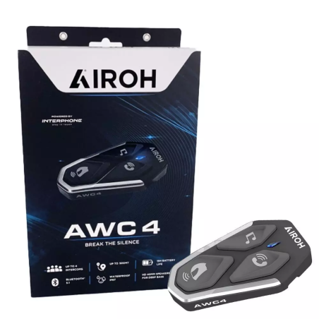 Interkom motocyklowy Airoh AWC4 500m 1 kask