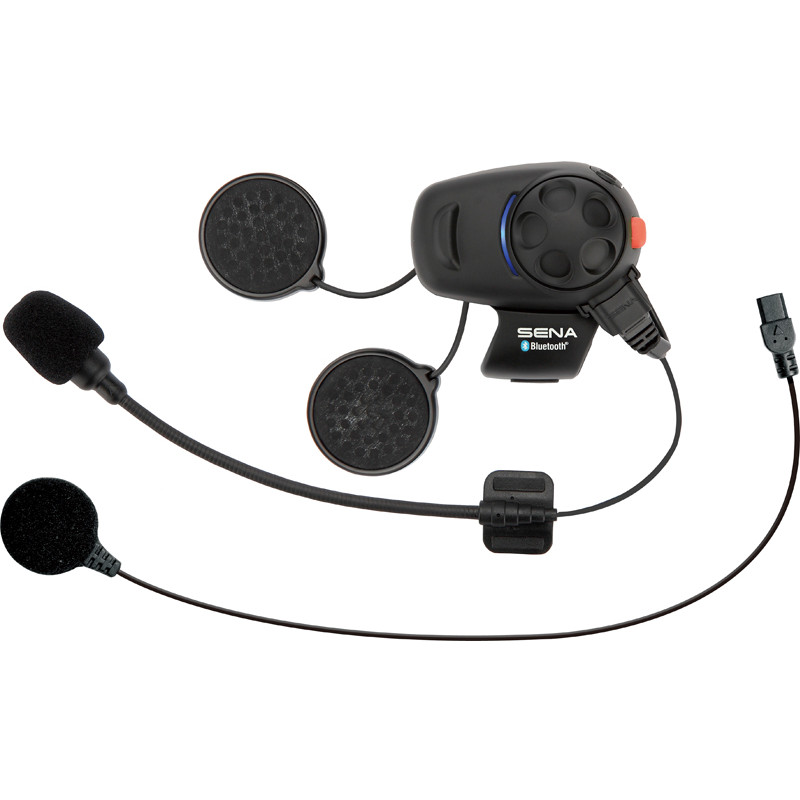 SENA INTERKOM MOTOCYKLOWY SMH5 BLUETOOTH 3.0 DO 400M Z UNIWERSALNYM ZESTAWEM MIKROFONÓW (2 ZESTAWY)
