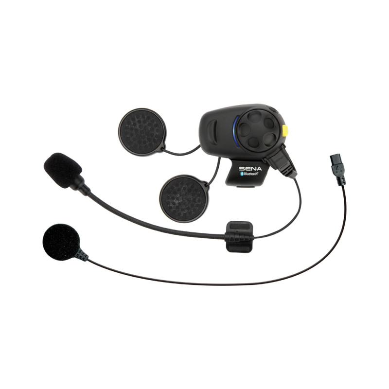 SENA INTERKOM MOTOCYKLOWY SMH5FM BLUETOOTH 3.0 DO 700M Z RADIEM FM ORAZ UNIWERSALNYM ZESTAWEM MIKROFONÓW (1 ZESTAW)