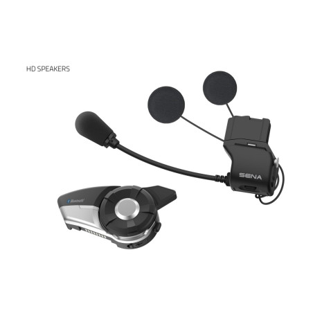 SENA ZZZZ INTERKOM MOTOCYKLOWY 20S EVO BLUETOOTH 4.1 DO 2000M Z FM, HD SPEAKERS I UNIWERSALNYM ZESTAWEM MIKROFONÓW (1 ZESTAW)