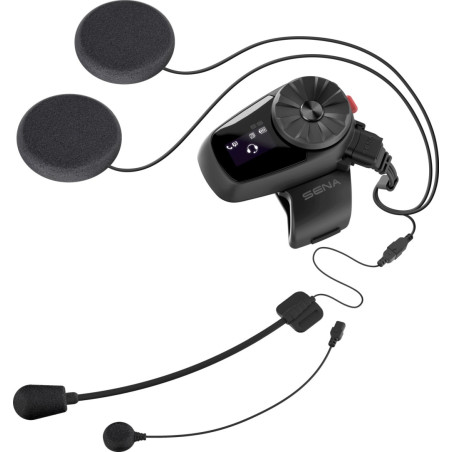 SENA INTERKOM MOTOCYKLOWY 5S BLUETOOTH 5 DO 700M Z LCD, HD SPEAKERS I UNI. ZESTAWEM MIKROFONÓW (BEZ FM) (2 ZESTAWY) ZAST. 5S-02D