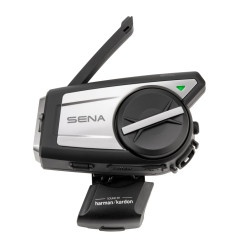 SENA INTERKOM MOTOCYKLOWY 50C-01 QUANTUM MESH 2.0 BLUETOOTH 5.0 DO 1600M Z KAMERĄ ULTRA HD 4K, FM ORAZ AUDIO HARMAN KARDON 1ZES.