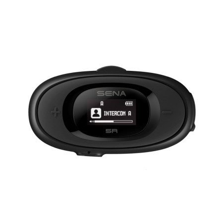 SENA INTERKOM MOTOCYKLOWY 5R BLUETOOTH 5.1 DO 700M Z LCD, HD SPEAKERS I UNI. ZESTAWEM MIKROFONÓW ( 1 ZESTAW ) (EL)