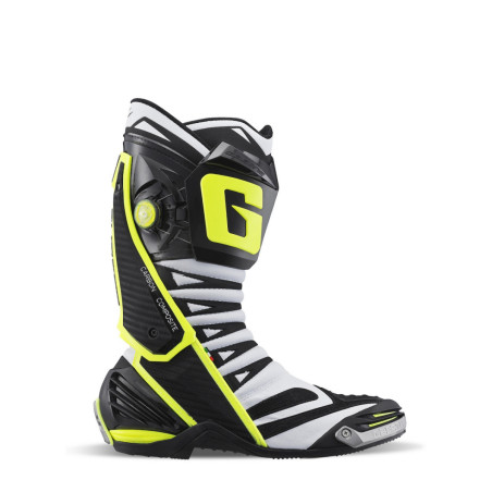 GAERNE WYPRZEDAŻ BUTY SPORTOWE MODEL GP1 EVO WHITE/BLACK/YELLOW KOLOR BIAŁY/CZARNY/ŻÓŁTY ROZMIAR 42