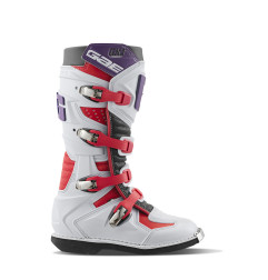 GAERNE BUTY CROSS/ENDURO JUNIOR/KID/DZIECIĘCE MODEL GX-J WHITE/RED/PURPLE KOLOR BIAŁY/CZERWONY/FIOLETOWY ROZMIAR 38