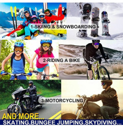 Gogle motocyklowe, crossowe, snowboard, enduro czarne ROXAR