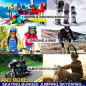 Gogle motocyklowe, crossowe, snowboard, enduro czarne ROXAR Gogle motocyklowe, crossowe, snowboard, enduro czarne ROXAR