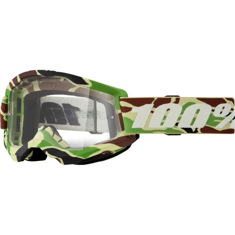 Gogle motocyklowe rowerowe MTB ATV STRATA 2 WAR CAMO - 100% transparentne Gogle motocyklowe rowerowe MTB ATV STRATA 2 WAR CAMO - 100% transparentne