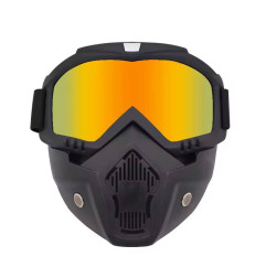 Gogle i maska motocyklowa Enduro Cross, paintball, rower