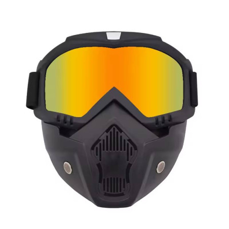 Gogle i maska motocyklowa Enduro Cross, paintball, rower