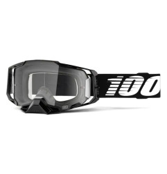 100 PROCENT GOGLE ARMEGA BLACK - CLEAR LENS - KOLOR CZARNY SZYBKA PRZEŹROCZYSTA