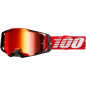 100 PROCENT GOGLE ARMEGA RED - MIRROR RED LENS - KOLOR CZERWONY/CZARNY/BIAŁY SZYBA CZERWONE LUSTRO