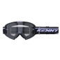 KENNY RACING GOGLE MODEL TRACK BLACK - CLEAR LENS - KOLOR CZARNY/BIAŁY SZYBKA PRZEŹROCZYSTA