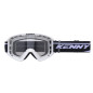 KENNY RACING GOGLE MODEL TRACK WHITE - CLEAR LENS - KOLOR BIAŁY SZYBKA PRZEŹROCZYSTA