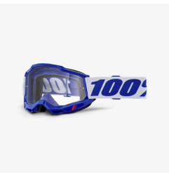100 PROCENT GOGLE ACCURI 2 OTG BLUE - CLEAR LENS - KOLOR NIEBIESKI/BIAŁY SZYBKA PRZEŹROCZYSTA
